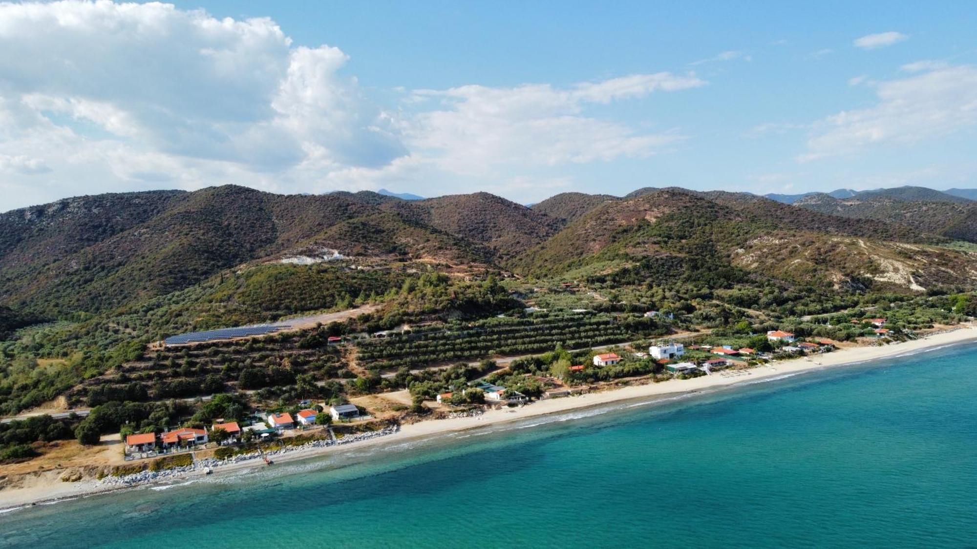 Holiday Home Sea Front Lutrá Eleftherón Kültér fotó